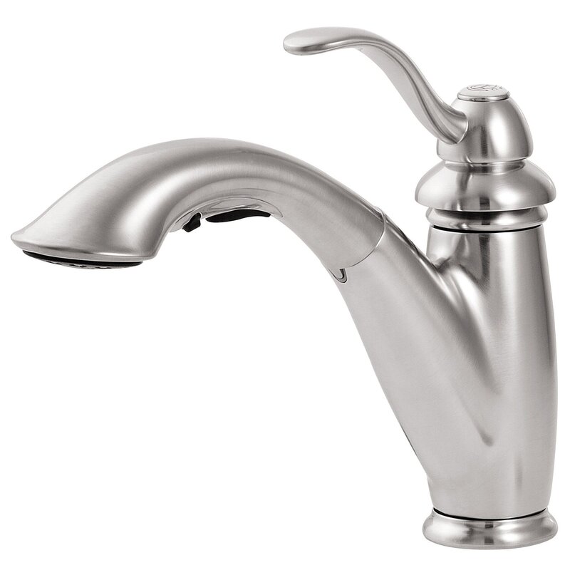Marielle Pull Out Single Handle Kitchen Faucet 